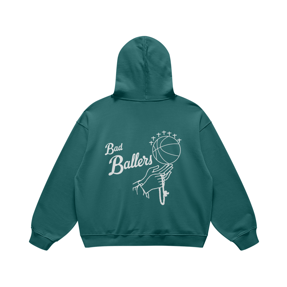 Bad Baller Double Logo Oversized Hoodie