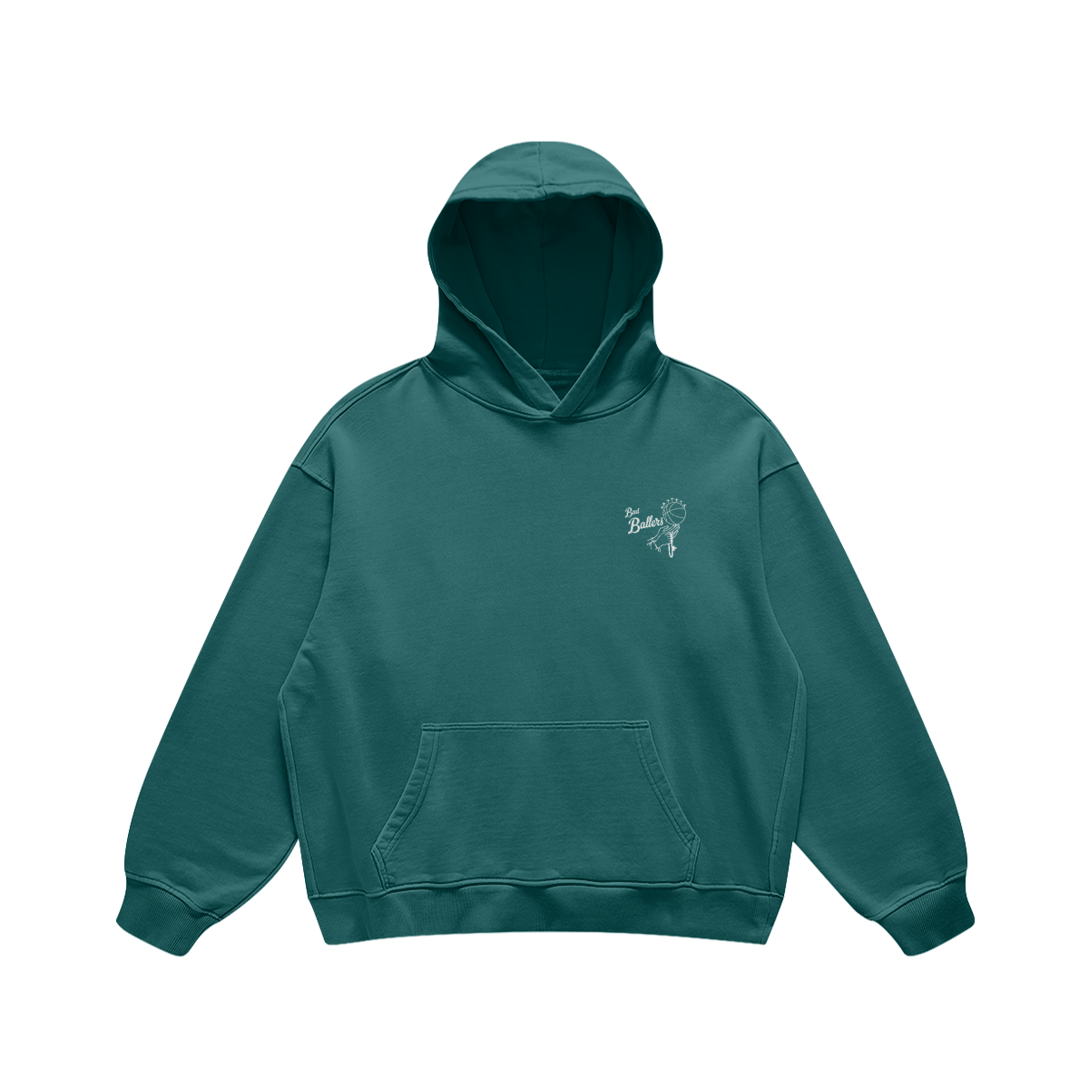 Bad Baller Double Logo Oversized Hoodie