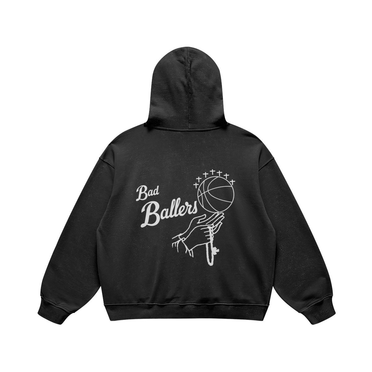 Bad Baller Double Logo Oversized Hoodie