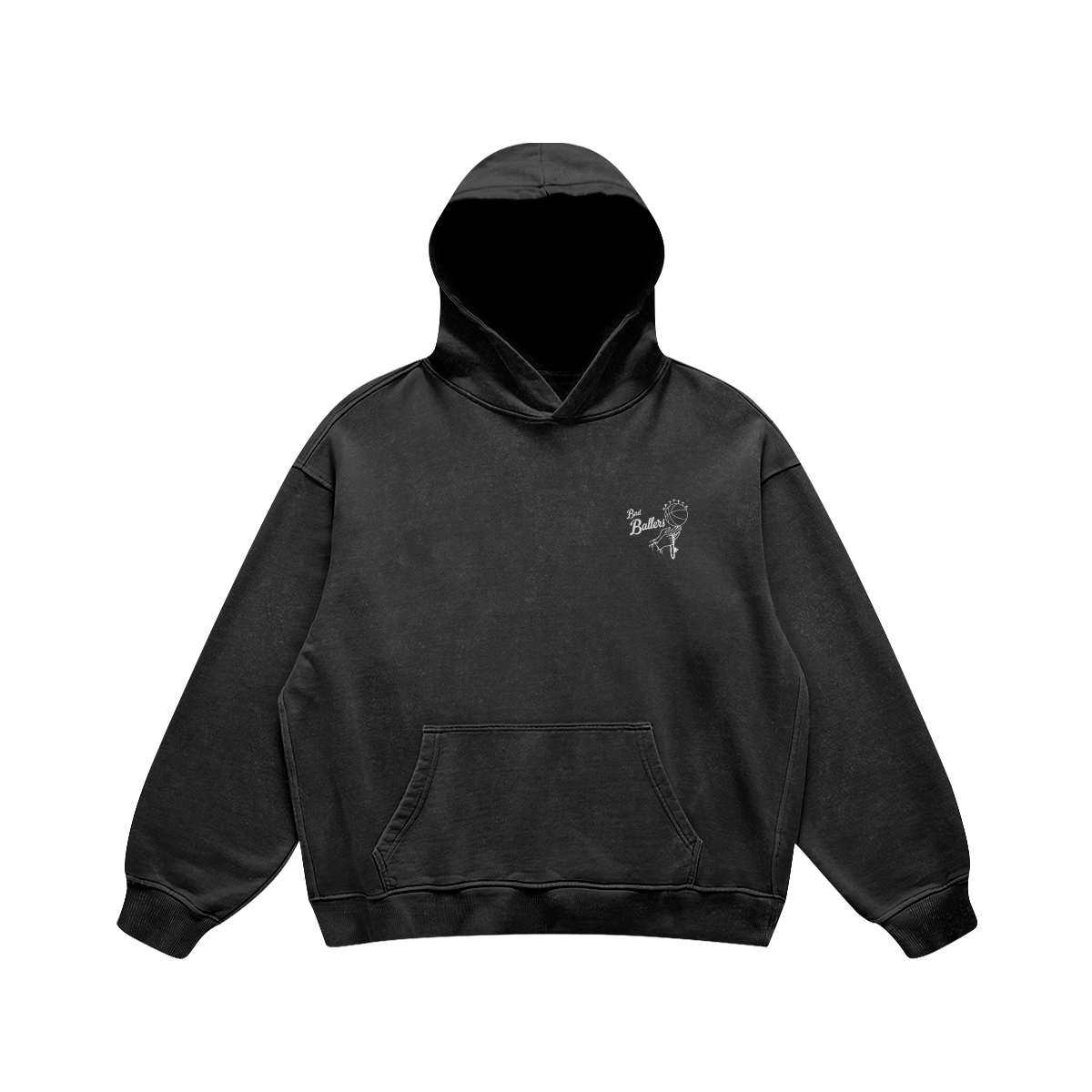 Bad Baller Double Logo Oversized Hoodie