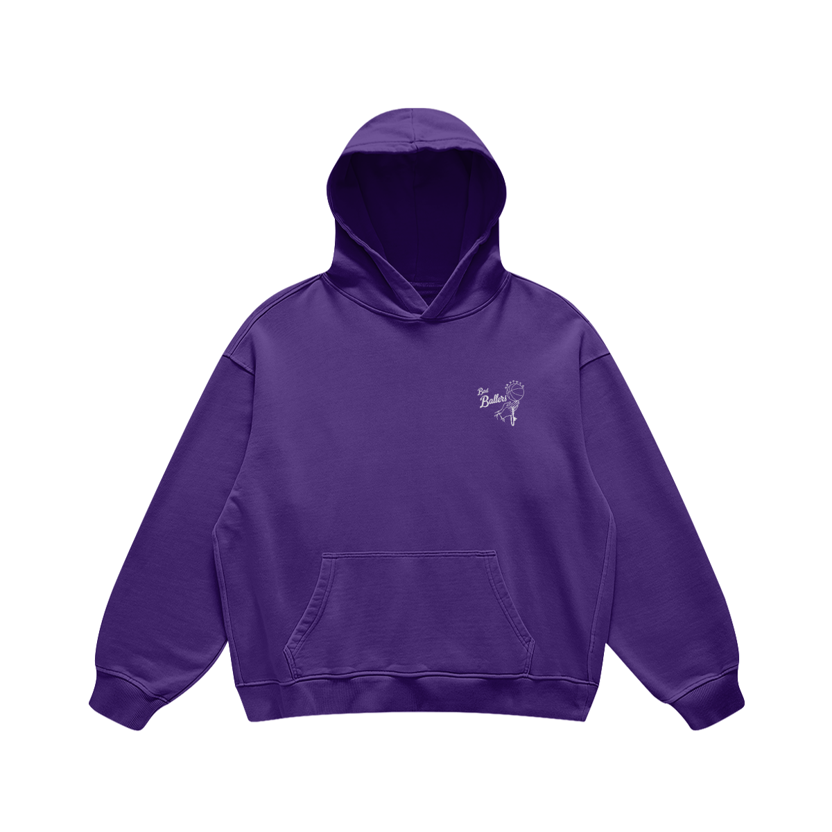 Bad Baller Double Logo Oversized Hoodie
