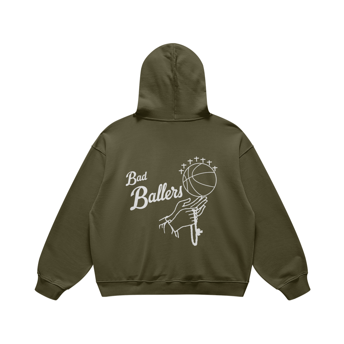 Bad Baller Double Logo Oversized Hoodie