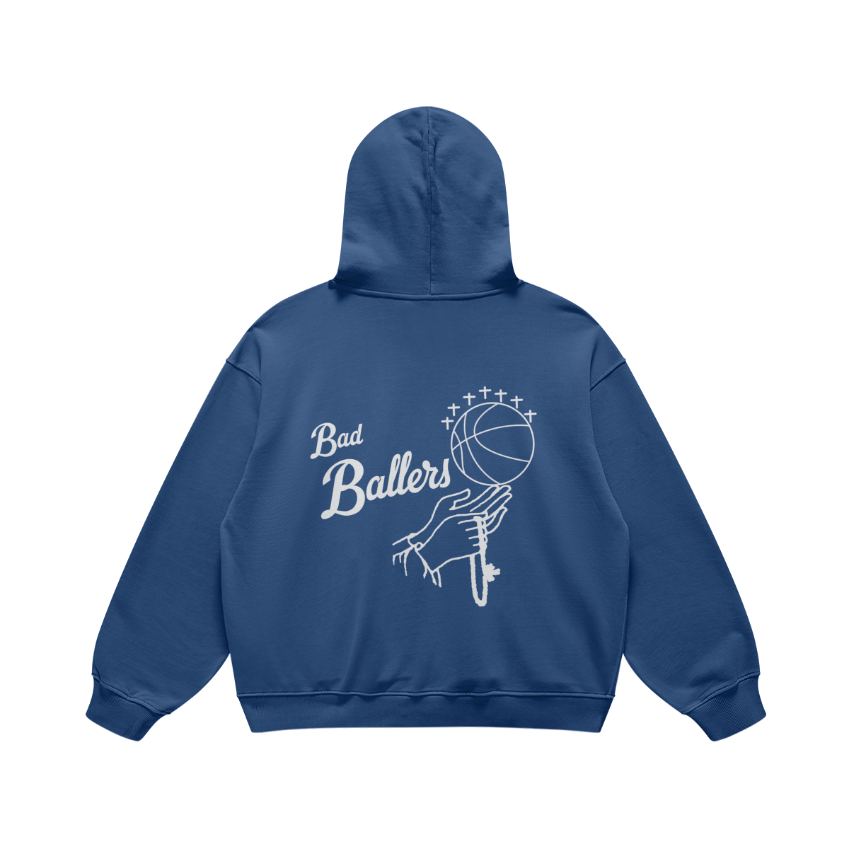 Bad Baller Double Logo Oversized Hoodie